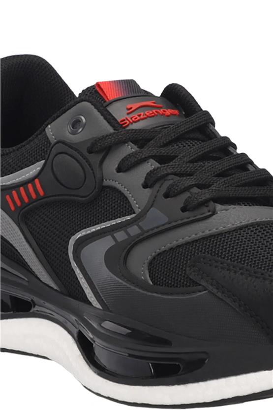 Slazenger SA24RE086-506 Zowıe Sıyah / Kırmızı Erkek Kosu Ayakkabısı