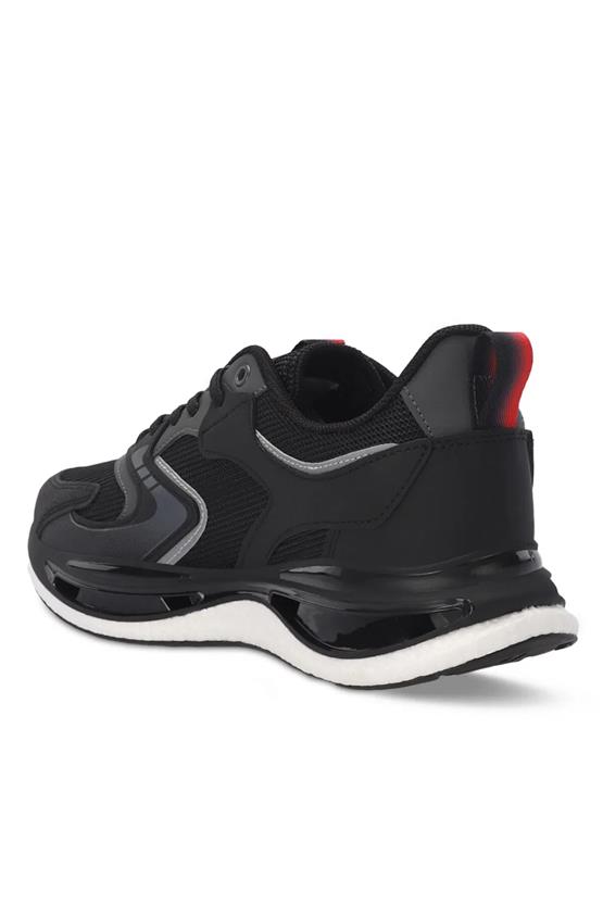 Slazenger SA24RE086-506 Zowıe Sıyah / Kırmızı Erkek Kosu Ayakkabısı