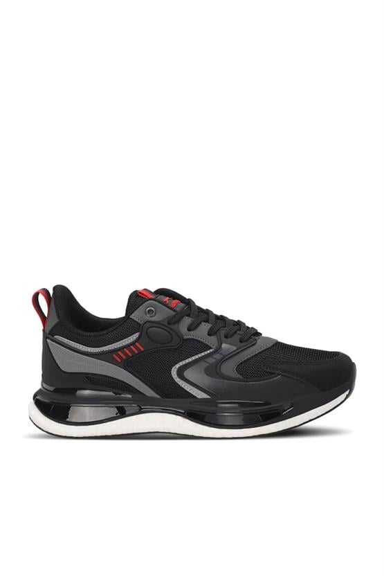 Slazenger SA24RE086-506 Zowıe Sıyah / Kırmızı Erkek Kosu Ayakkabısı