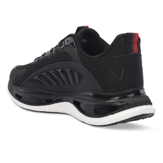 Slazenger Sa24Re087-506 Zeus Sıyah / Kırmızı Erkek Kosu Ayakkabısı