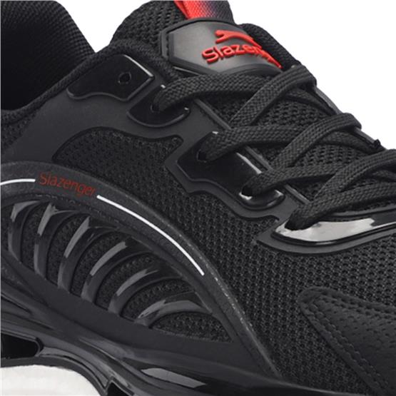 Slazenger Sa24Re087-506 Zeus Sıyah / Kırmızı Erkek Kosu Ayakkabısı