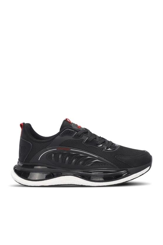 Slazenger Sa24Re087-506 Zeus Sıyah / Kırmızı Erkek Kosu Ayakkabısı