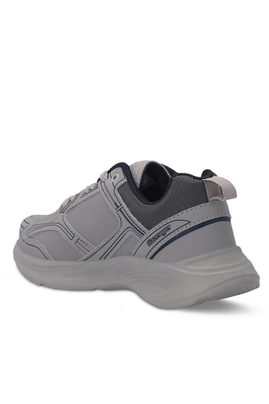 Slazenger Sa24Rk001-201 Gıma Grı / Lacıvert Garson Kosu Ayakkabısı