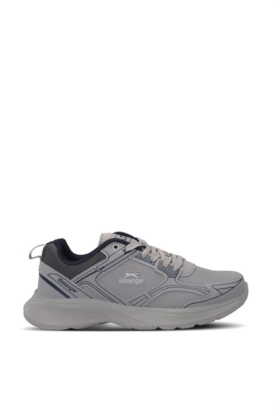 Slazenger Sa24Rk001-201 Gıma Grı / Lacıvert Garson Kosu Ayakkabısı