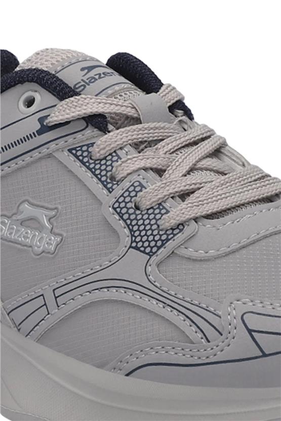 Slazenger Sa24Rk001-201 Gıma Grı / Lacıvert Garson Kosu Ayakkabısı