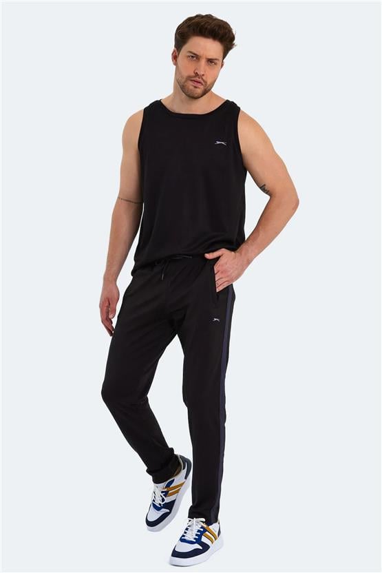 Slazenger St12Pe208-500 Rosa Siyah Erkek Eşofman Alt