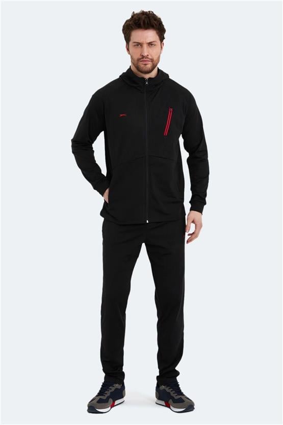 Slazenger St13Ee003-500 Roberto Siyah Erkek Eşofman Takım