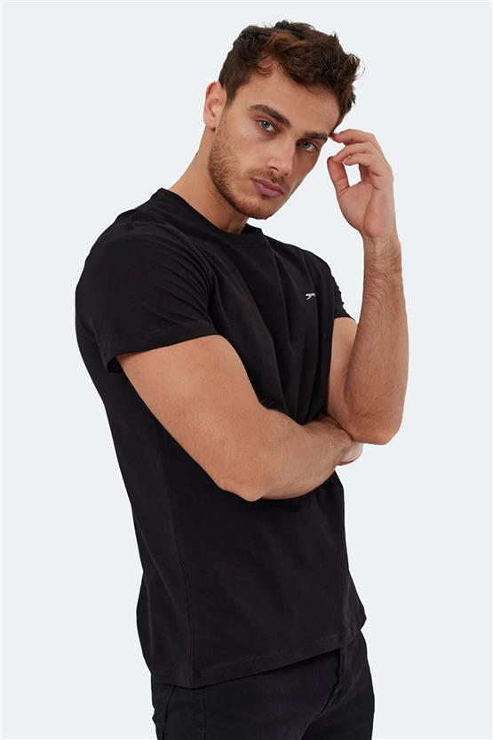 Slazenger St13Te001-500 Rosalva Siyah Erkek T-Shirt