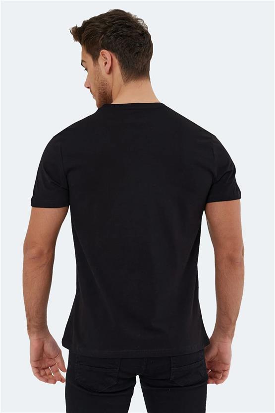Slazenger St13Te001-500 Rosalva Siyah Erkek T-Shirt