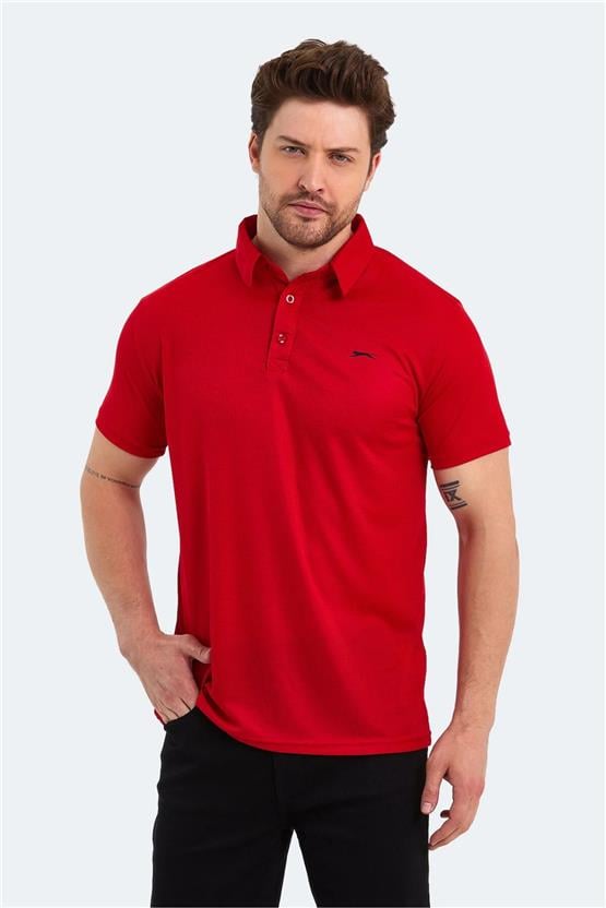 Slazenger St13Te063-600 Sloan Kırmızı Erkek T-Shirt