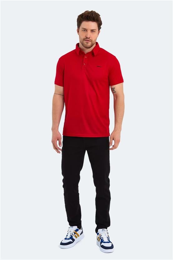 Slazenger St13Te063-600 Sloan Kırmızı Erkek T-Shirt