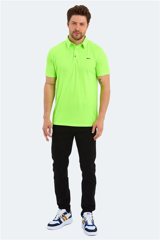 Slazenger St13Te063-813 Sloan Neon Yeşil Erkek T-Shirt