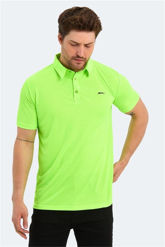 Slazenger St13Te063-813 Sloan Neon Yeşil Erkek T-Shirt