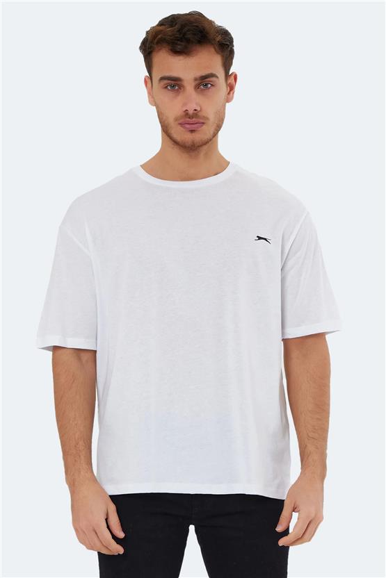 Slazenger St13Te330-000 Kaiser Beyaz Erkek T-Shirt