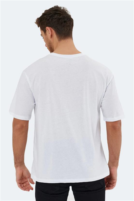 Slazenger St13Te330-000 Kaiser Beyaz Erkek T-Shirt