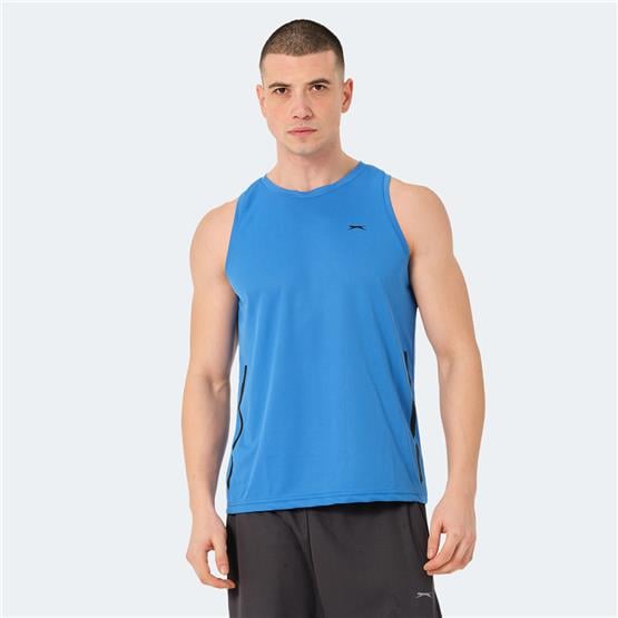 Slazenger St14Te002-480 Rais Saks Mavi Erkek Atlet