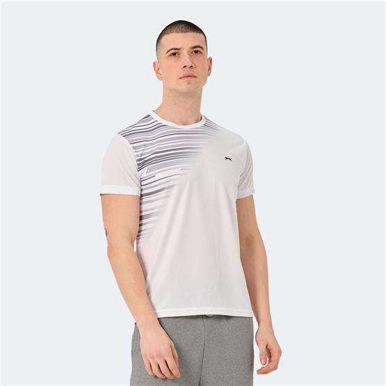 Slazenger St14Te010-000 Raven Beyaz Erkek T-Shirt