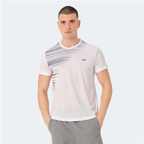 Slazenger St14Te010-000 Raven Beyaz Erkek T-Shirt
