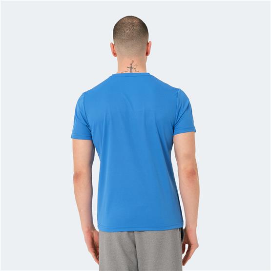 Slazenger St14Te010-480 Raven Saks Mavi Erkek T-Shirt