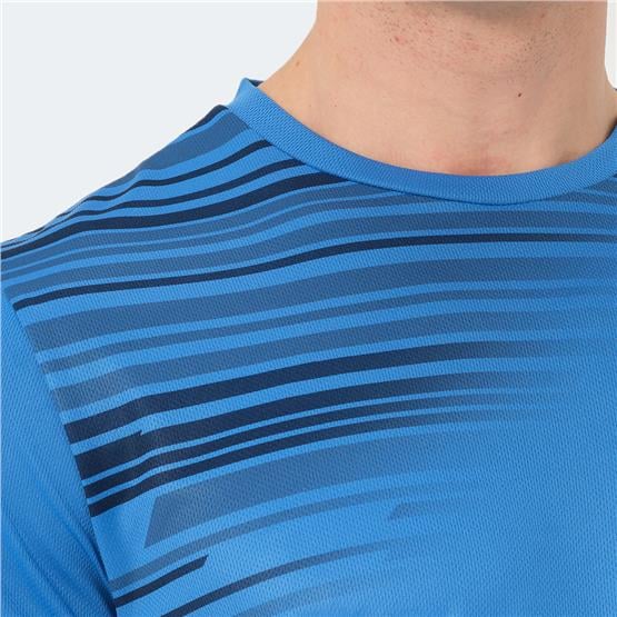 Slazenger St14Te010-480 Raven Saks Mavi Erkek T-Shirt