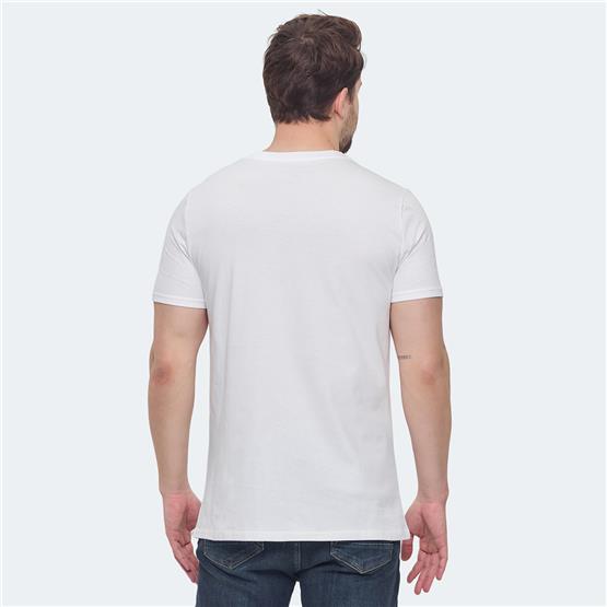 Slazenger St14Te088-000 Vedran Ktn Beyaz Erkek T-Shırt