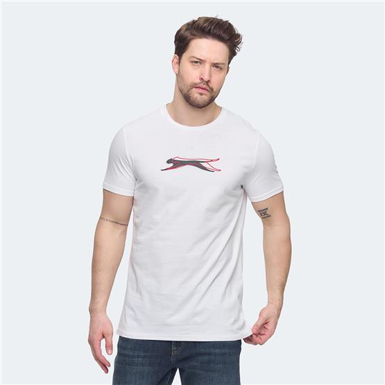 Slazenger St14Te088-000 Vedran Ktn Beyaz Erkek T-Shırt