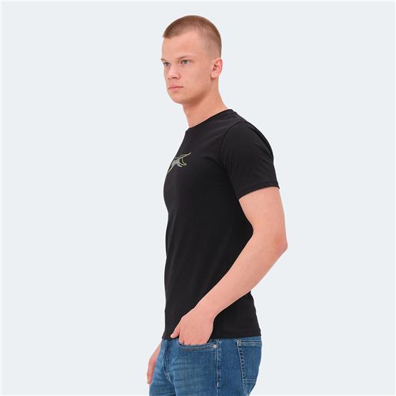 Slazenger St14Te088-500 Vedran Ktn Sıyah Erkek T-Shırt