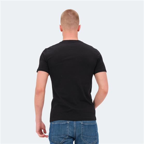 Slazenger St14Te088-500 Vedran Ktn Sıyah Erkek T-Shırt