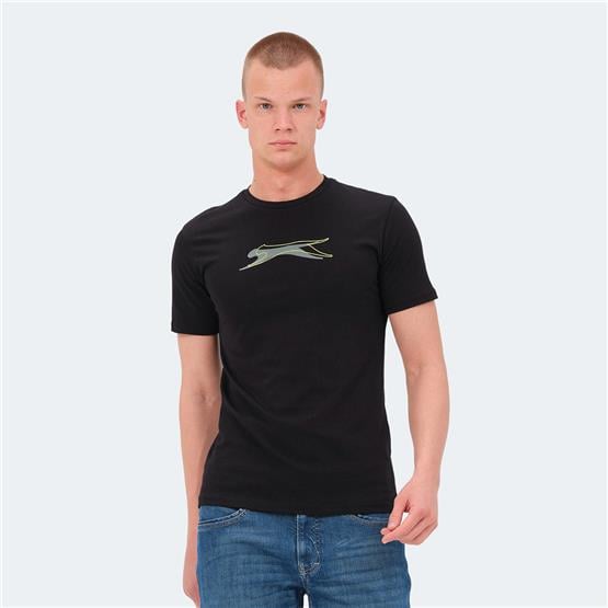 Slazenger St14Te088-500 Vedran Ktn Sıyah Erkek T-Shırt
