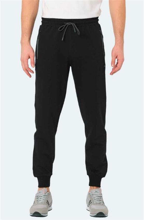 Slazenger St15Pe001-500 Neal Ktn Sıyah Erkek Esofman Alt