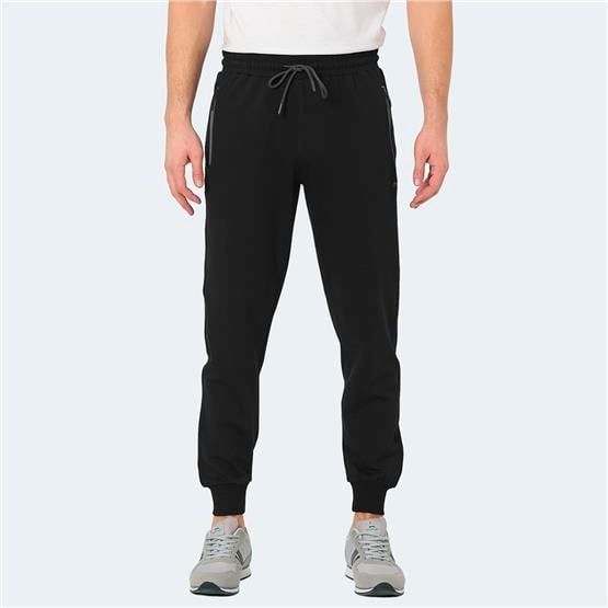 Slazenger St15Pe001-500 Neal Ktn Sıyah Erkek Esofman Alt