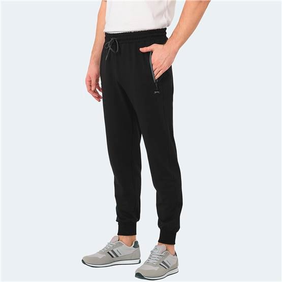 Slazenger St15Pe001-500 Neal Ktn Sıyah Erkek Esofman Alt