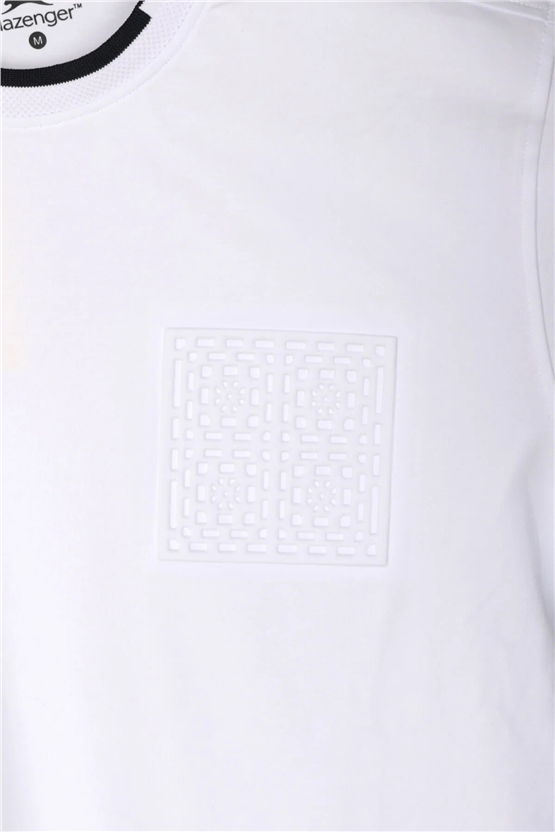 Slazenger St16Te091-000 Zavıer Beyaz Erkek T-Shırt