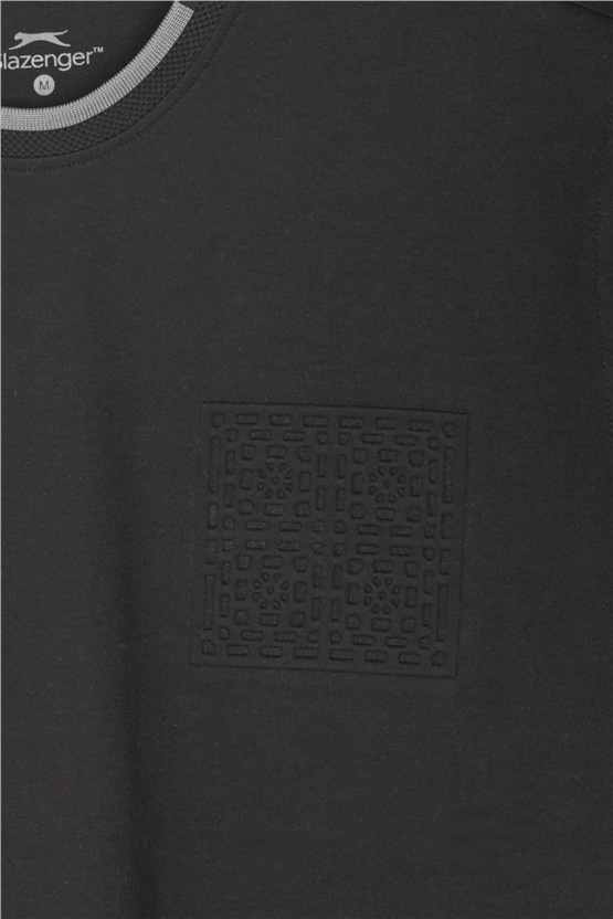 Slazenger St16Te091-500 Zavıer Sıyah Erkek T-Shırt