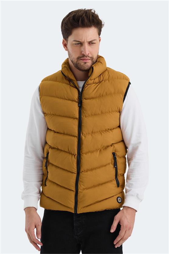 Slazenger St22Ye002-682 Hamılton Kiremit Erkek Yelek