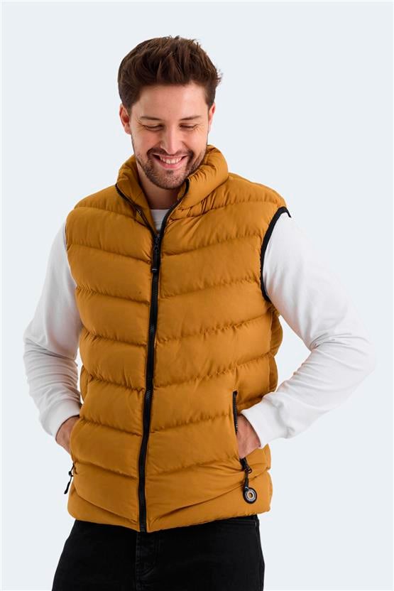 Slazenger St22Ye002-682 Hamılton Kiremit Erkek Yelek