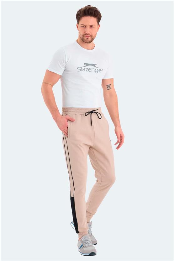Slazenger St24Pe031-120 Valary Bej Erkek Esofman Alt