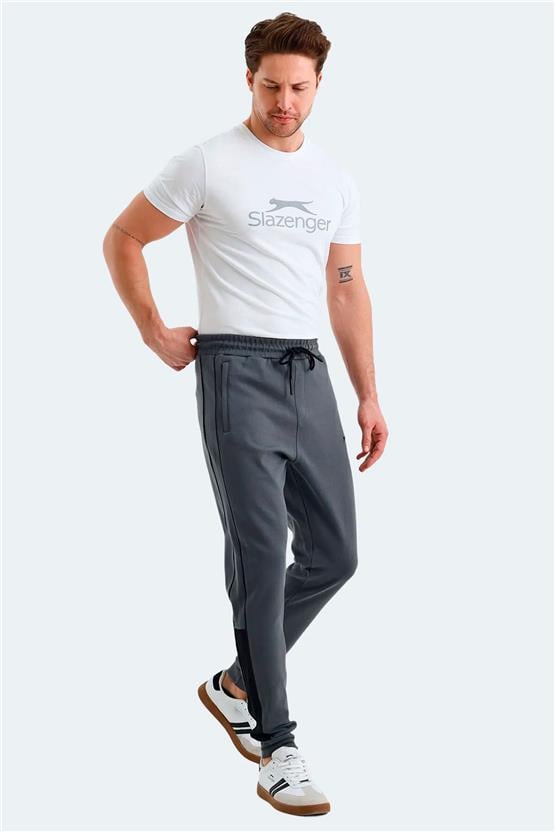 Slazenger St24Pe031-230 Valary Koyu Grı Erkek Esofman Alt