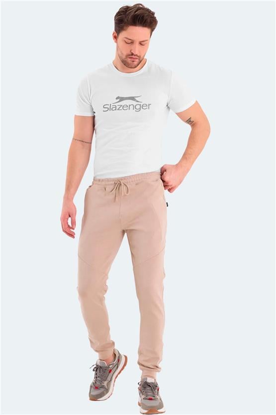 Slazenger St24Pe130-120 Venom Bej Erkek Esofman Alt