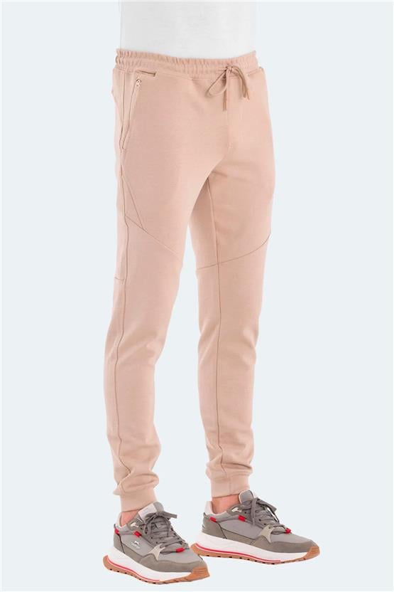 Slazenger St24Pe130-120 Venom Bej Erkek Esofman Alt