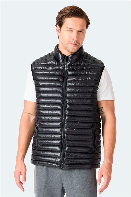 Slazenger St25Ye009-500 Hazar Sıyah Erkek Yelek