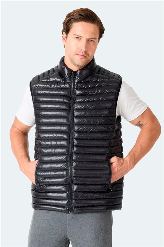 Slazenger St25Ye009-500 Hazar Sıyah Erkek Yelek
