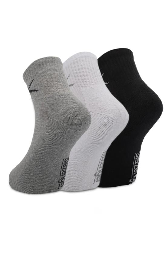 Slazenger Sx13Ce060-999M Jacoba New Karısık Grı-Sıyah-Beyaz Erkek Corap