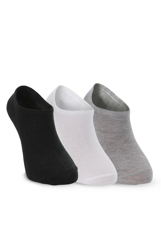 Slazenger SX16CE001-510 Jacked Siyah / Beyaz 3 Lü Çorap