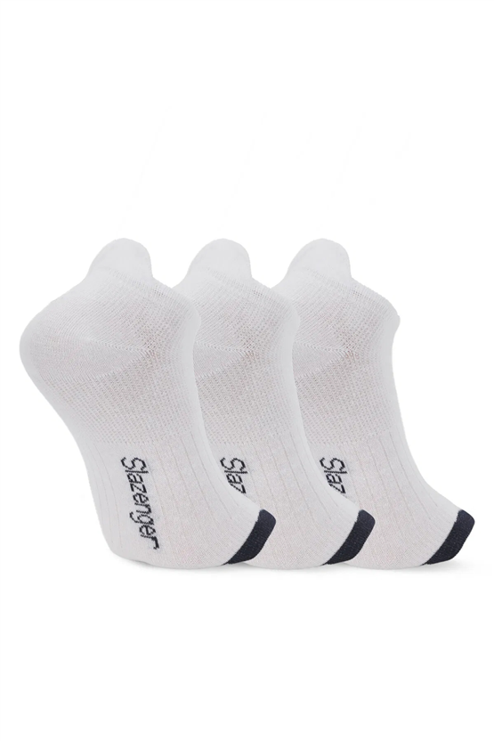 Slazenger SX16CE002-000 Jadex Beyaz 3Lü Çorap