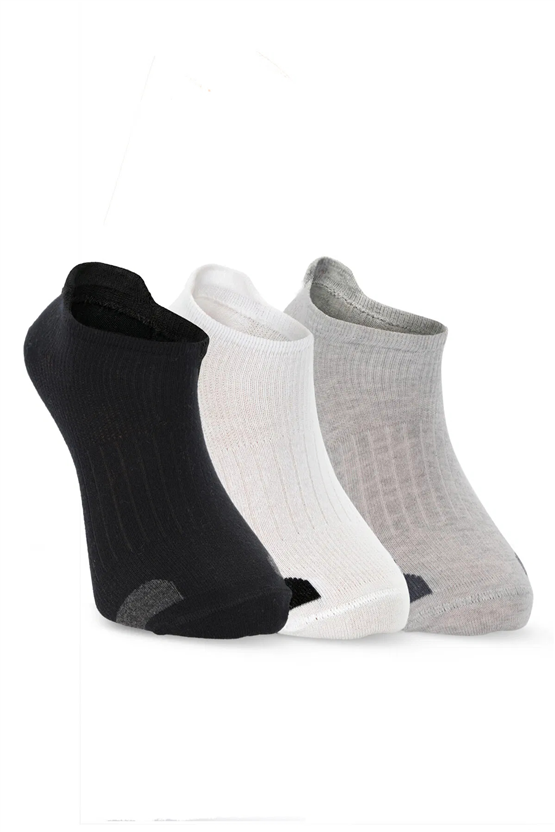 Slazenger SX16CE002-510 Jadex Siyah / Beyaz 3 Lü Çorap