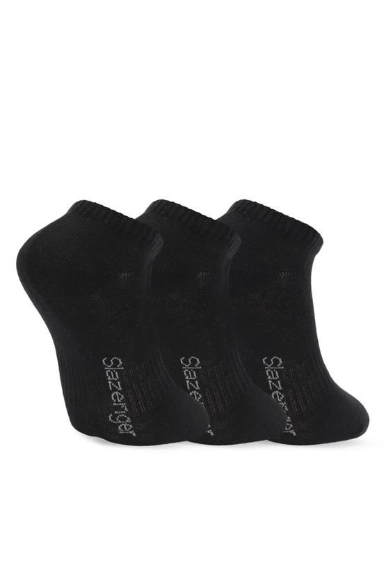 Slazenger SX16CE003-500 Jadira Siyah 3Lü Çorap