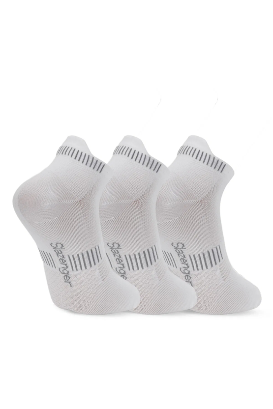 Slazenger SX16CE004-000 Jagger Beyaz 3Lü Çorap