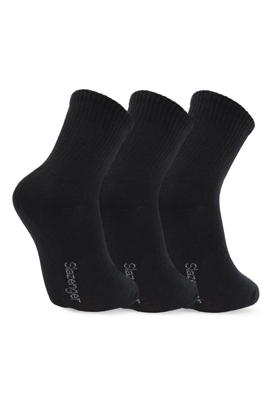 Slazenger SX16CE007-500 Jumpy Siyah 3Lü Çorap