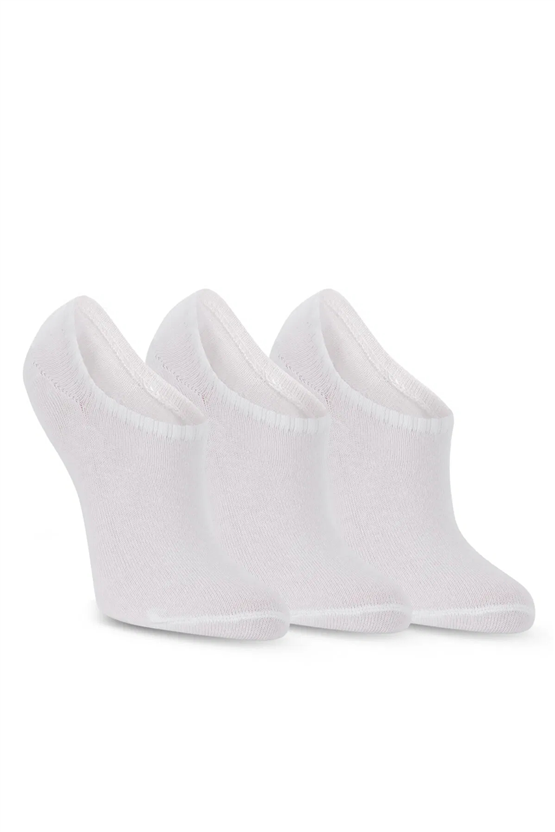 Slazenger SX16CK003-000 Jasira Beyaz 3Lü Çorap